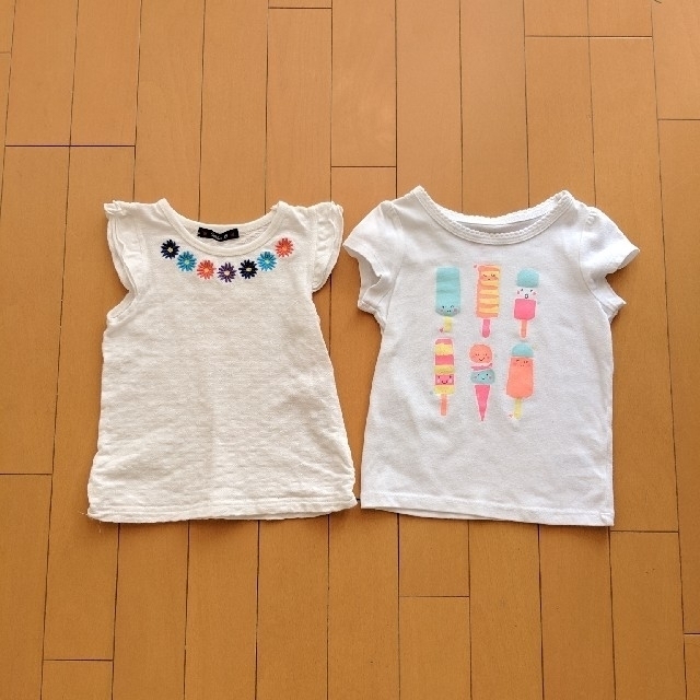 CALDia(カルディア)のTシャツ　4枚セット キッズ/ベビー/マタニティのキッズ服女の子用(90cm~)(Tシャツ/カットソー)の商品写真