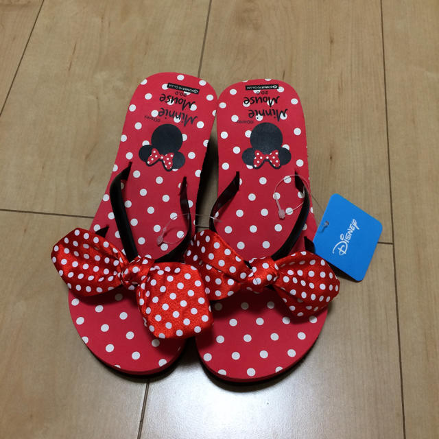 Disney(ディズニー)の新品☆ミニーヒールサンダル 20センチ キッズ/ベビー/マタニティのキッズ靴/シューズ(15cm~)(サンダル)の商品写真