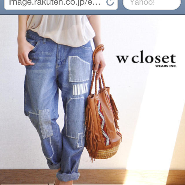 w closet(ダブルクローゼット)のw closet☆デニム レディースのパンツ(カジュアルパンツ)の商品写真