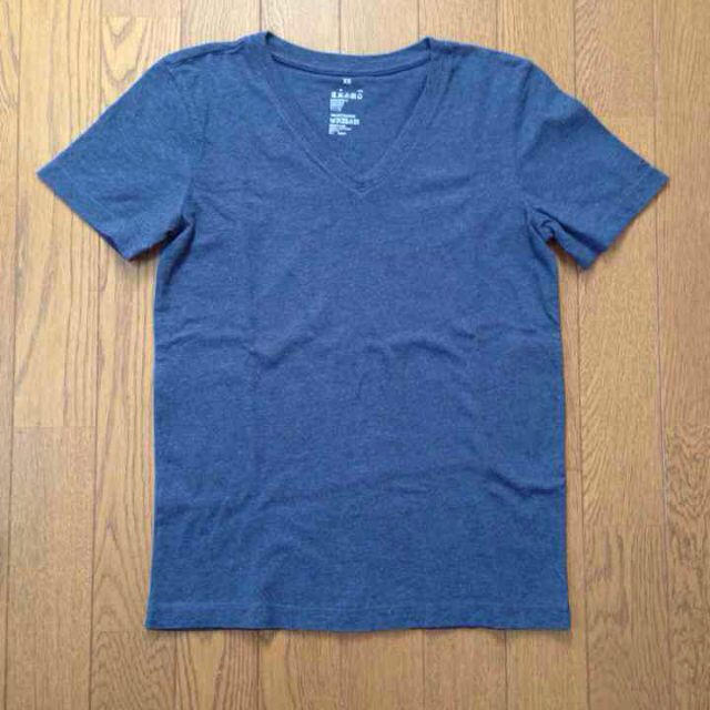 MUJI (無印良品)(ムジルシリョウヒン)の無印良品 ＶネックＴシャツ レディースのトップス(Tシャツ(半袖/袖なし))の商品写真
