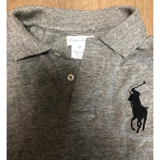 POLO RALPH LAUREN(ポロラルフローレン)のラルフローレン長袖ポロシャツ キッズ/ベビー/マタニティのベビー服(~85cm)(シャツ/カットソー)の商品写真