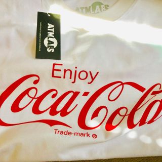 アトモス(atmos)のCOCA COLA by ATMOS LAB LOGO TEE 19SS-S(Tシャツ/カットソー(半袖/袖なし))