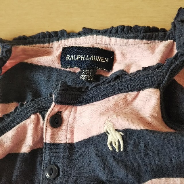 Ralph Lauren(ラルフローレン)のワンピース オールインワン ラルフローレン 100 女の子 キッズ/ベビー/マタニティのキッズ服女の子用(90cm~)(ワンピース)の商品写真