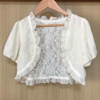 レッセパッセ(LAISSE PASSE)のLeeds様専用☆美品！レッセパッセ リバーシブル レースボレロ(ボレロ)