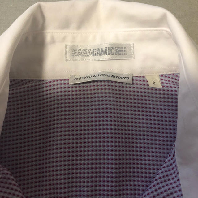 NARACAMICIE(ナラカミーチェ)のナラカミーチェ  美品 クレリックシャツ ブラウス ピンクドット レディースのトップス(シャツ/ブラウス(長袖/七分))の商品写真