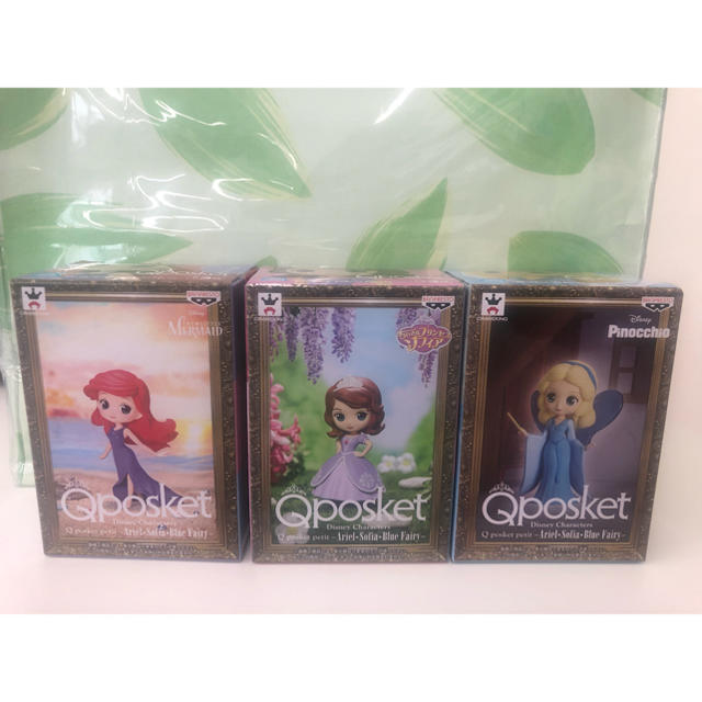 Disney ディズニー Qposket Petit フィギュア 全3種類セットの通販 By ブロリーs Shop ディズニーならラクマ