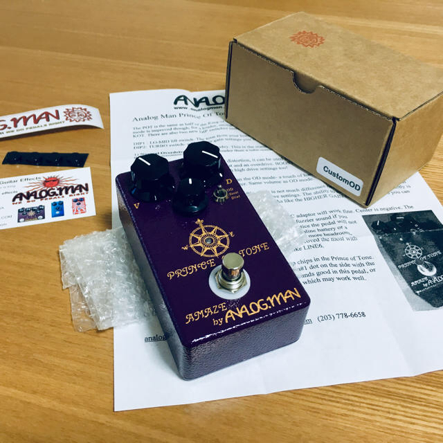 analogman prince of tone アナログマン オーバードライブ 楽器のギター(エフェクター)の商品写真