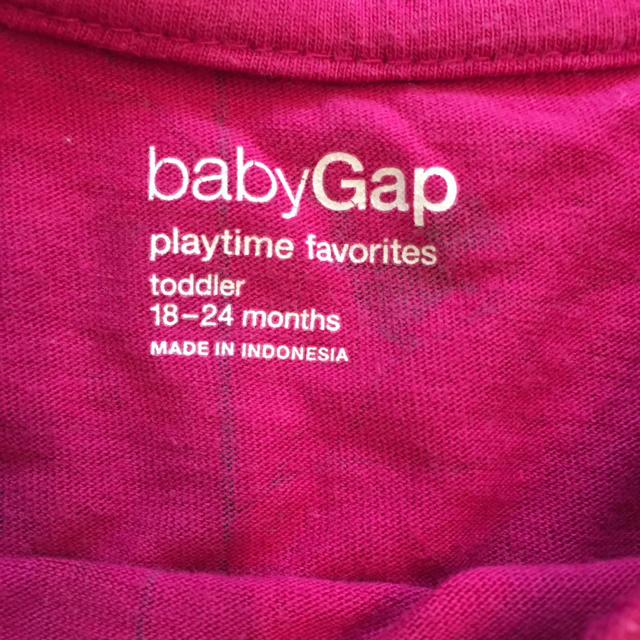babyGAP(ベビーギャップ)のトップス❤︎baby GAP キッズ/ベビー/マタニティのキッズ服女の子用(90cm~)(Tシャツ/カットソー)の商品写真