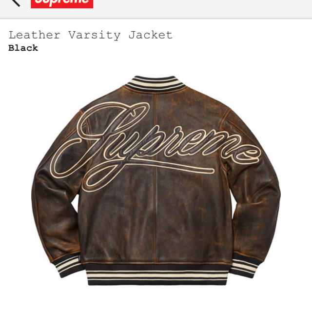 Supreme(シュプリーム)のsupreme leather メンズのジャケット/アウター(レザージャケット)の商品写真