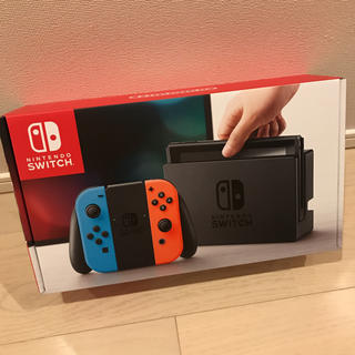 ニンテンドースイッチ(Nintendo Switch)の新品未開封 任天堂 Switch ニンテンドー スイッチ ネオンブルー／レッド (携帯用ゲーム機本体)