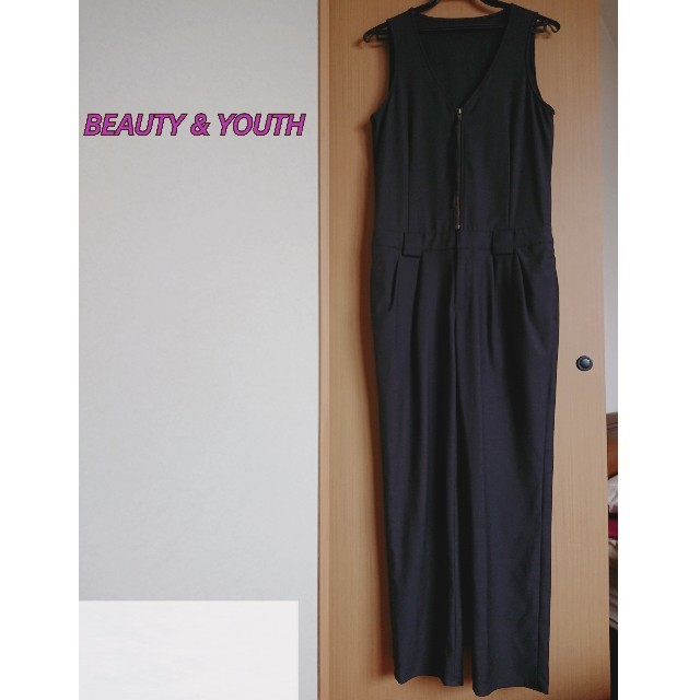 BEAUTY&YOUTH UNITED ARROWS(ビューティアンドユースユナイテッドアローズ)のBeauty&Youth ビューティ ユース オールインワン サロペット レディースのパンツ(サロペット/オーバーオール)の商品写真