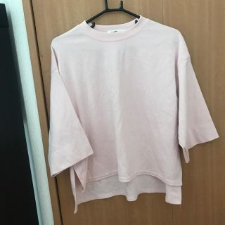 スピンズ(SPINNS)のまりーン♩様 専用  韓国 トップス 七分袖 Tシャツ ピンク(Tシャツ(長袖/七分))