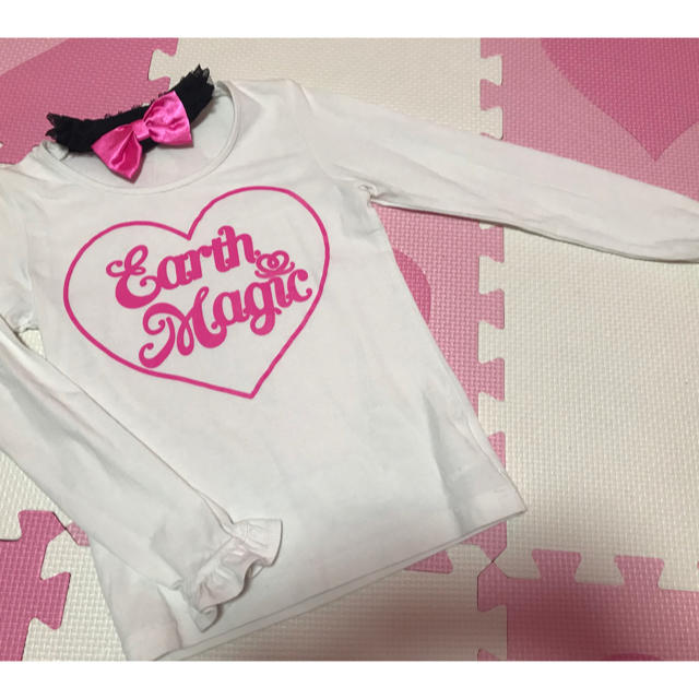 EARTHMAGIC(アースマジック)の専用 キッズ/ベビー/マタニティのキッズ服女の子用(90cm~)(Tシャツ/カットソー)の商品写真