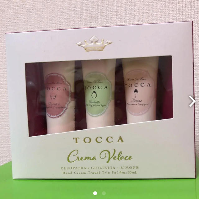 TOCCA(トッカ)のトッカ ハンドクリーム ギフトセット 3個 コスメ/美容のボディケア(ハンドクリーム)の商品写真