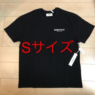 フィアオブゴッド(FEAR OF GOD)のブラック FOG ESSENTIALS Tシャツ ティーシャツ Sサイズ(Tシャツ/カットソー(半袖/袖なし))