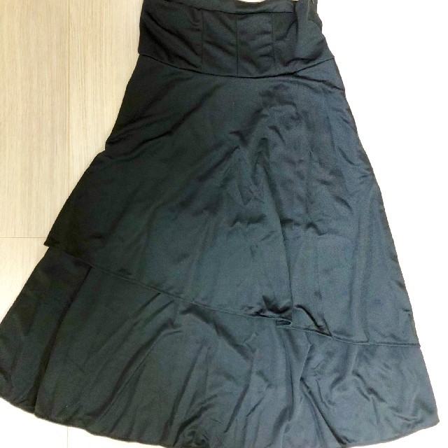 やみかわアシメロングスカート コルセット風 ロリータ ロック系 レディースのスカート(ロングスカート)の商品写真