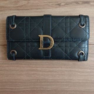 クリスチャンディオール(Christian Dior)のChristian Dior 長財布、黒(財布)