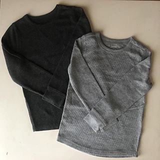 オールドネイビー(Old Navy)のOLD NAVY ワッフル素材 サーマルロンT 2枚セット(Tシャツ/カットソー)