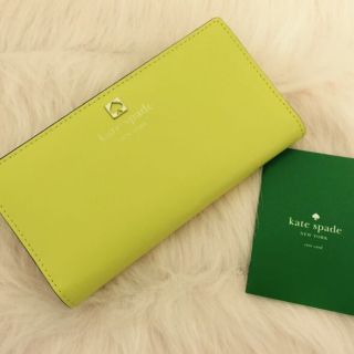 ケイトスペードニューヨーク(kate spade new york)の🍋レモン色長財布 ケイトスペード新品(財布)