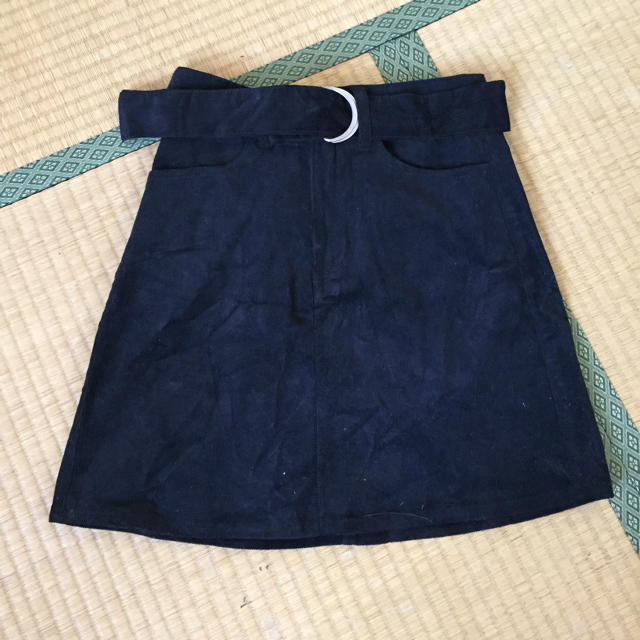 GRL(グレイル)のGRL ベルト付きコーデュロイスカート レディースのスカート(ミニスカート)の商品写真