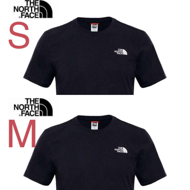 ノースフェイス Tシャツ S+M 2着 Black 新品未使用品
