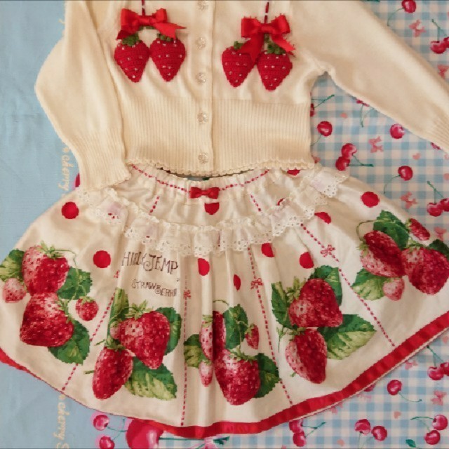 Shirley Temple(シャーリーテンプル)のシャーリーテンプル ストロベリースカート キッズ/ベビー/マタニティのキッズ服女の子用(90cm~)(スカート)の商品写真