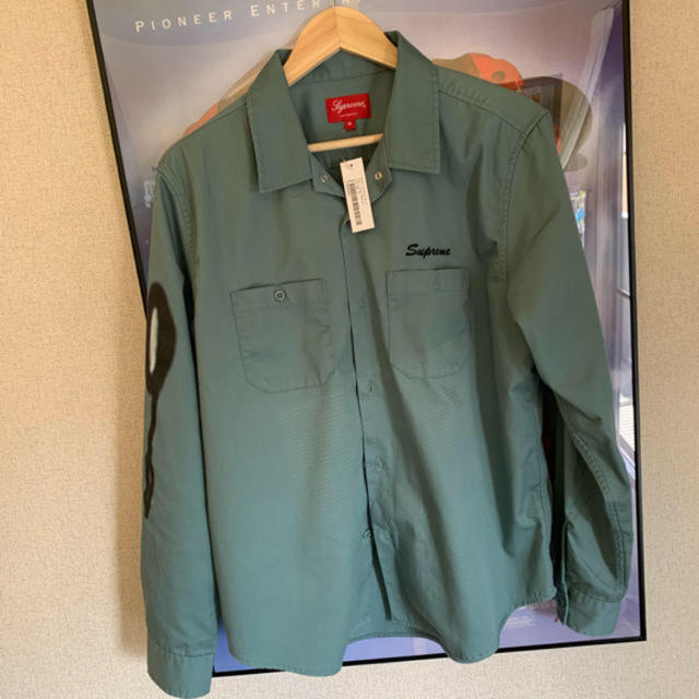 supreme rose work shirt M