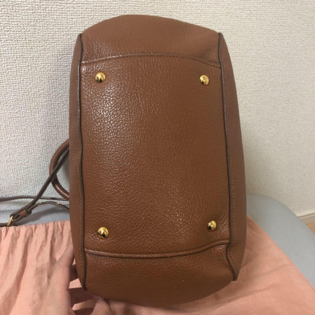 ホワイトブラウン ディ•ーホ•リックボアコート