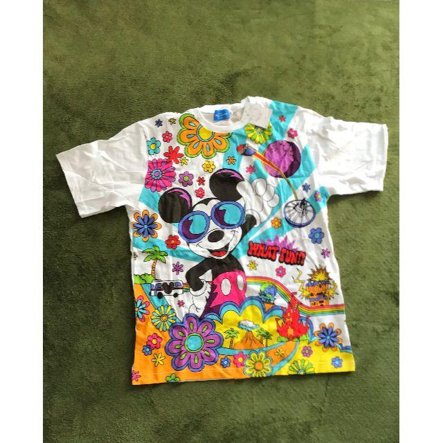 Disney(ディズニー)のディズニー ミッキーマウス　WHAT FUN!!2018 Tシャツ Mサイズ レディースのトップス(Tシャツ(半袖/袖なし))の商品写真