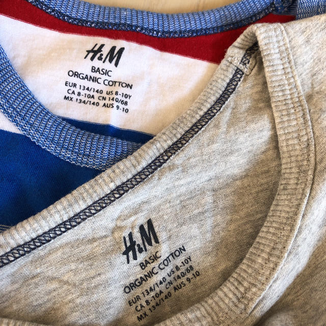 H&M(エイチアンドエム)のH＆M タンクトップ 2枚組 キッズ/ベビー/マタニティのキッズ服男の子用(90cm~)(Tシャツ/カットソー)の商品写真