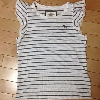 アバクロンビーアンドフィッチ(Abercrombie&Fitch)のアバクロ☆フリルTシャツ(Tシャツ(半袖/袖なし))