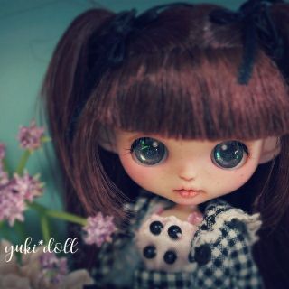 ❁❀yuki*doll✿✾ ※やや難あり カスタムプチブライス レア(人形)