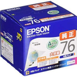 エプソン(EPSON)のエプソン純正インク IC4CL76  30個セット！(PC周辺機器)