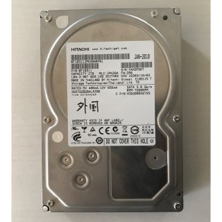 ヒタチ(日立)の②日立 HGST 3.5インチHDD SerialATA 2TB(PCパーツ)