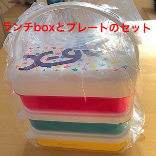 エックスガールステージス(X-girl Stages)のx-girl  stages ピクニックセット ランチbox お皿(プレート/茶碗)