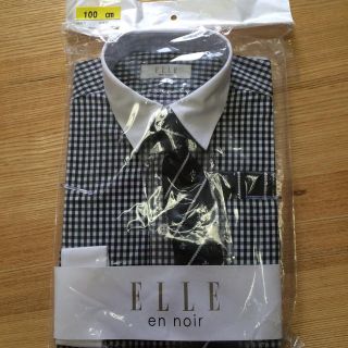 エル(ELLE)のELLE ブロックチェックシャツ(ドレス/フォーマル)