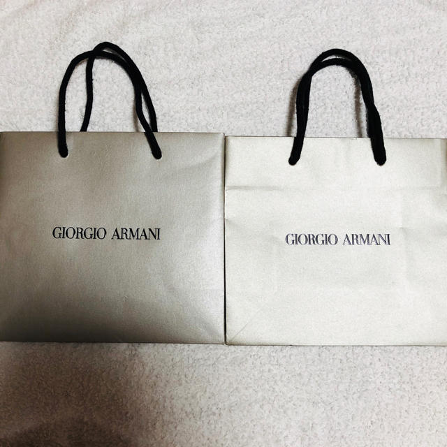 Giorgio Armani - 新品 ジォルジオアルマーニGIORGIO ARMANI ショッパー2枚セットの通販 by ティラミスショップ