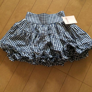 ジェニィ(JENNI)の新品！JENNIギンガム スカート150(スカート)
