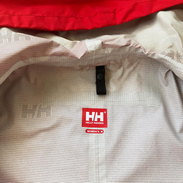 HELLY HANSEN(ヘリーハンセン)のヘリーハンセン   レインコート 赤 レッド Mサイズ 3way アルマーク レディースのジャケット/アウター(トレンチコート)の商品写真