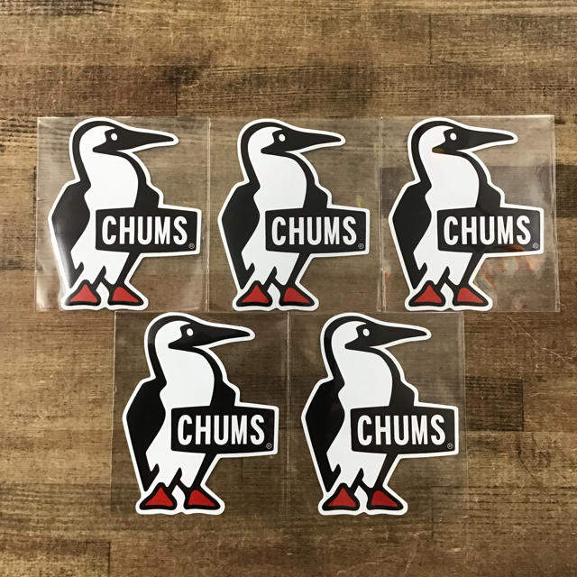 CHUMS(チャムス)の【新品】大人気 チャムス ブービーロゴステッカー5枚セット 自動車/バイクのバイク(ステッカー)の商品写真