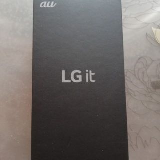 au L G it GV36 parwhite 新品付属品付き(スマートフォン本体)