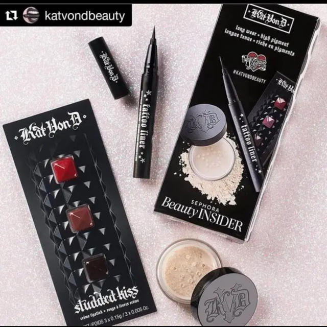 Sephora(セフォラ)のセフォラ Kat Von D ミニセット コスメ/美容のベースメイク/化粧品(アイライナー)の商品写真