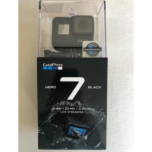 新品未開封 GoPro HERO7 BLACK 本体 国内正規品 半額商品 www ... GoPro HERO 7 black 新品未開封