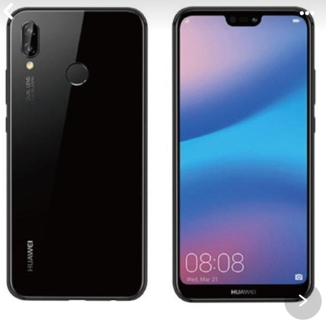 スマートフォン/携帯電話HUAWEI P20lite 新品 ブラック