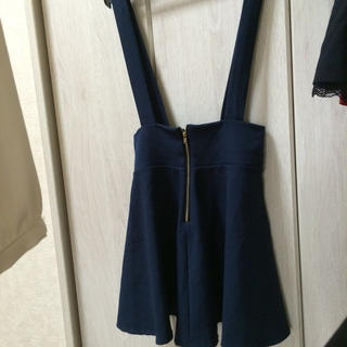 スピーガ(SPIGA)の紺色サロペットスカート(ミニスカート)