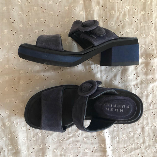 Grimoire(グリモワール)のitimi購入 ブルーのサンダル レディースの靴/シューズ(サンダル)の商品写真