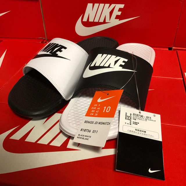 NIKE(ナイキ)のNIKE BENASSI MISMATCH ナイキ ベナッシ ミスマッチ メンズの靴/シューズ(サンダル)の商品写真