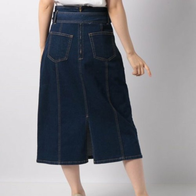 JUSGLITTY(ジャスグリッティー)の30日までお値引き。ジャスグリッティー デニムスカート 2サイズ レディースのスカート(ロングスカート)の商品写真