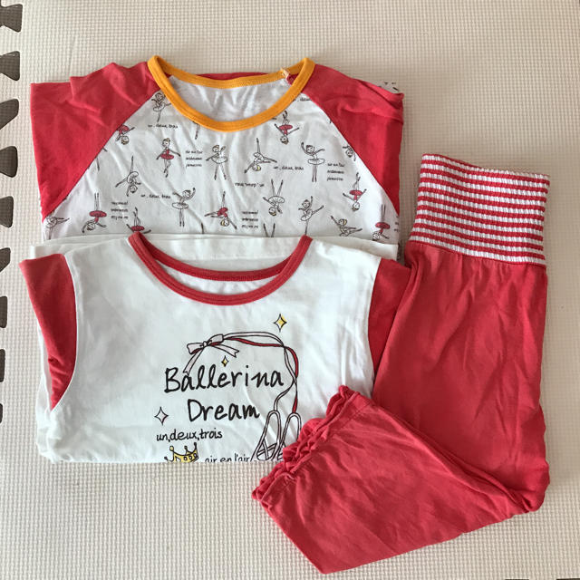 パジャマ 3点セット 110 キッズ/ベビー/マタニティのキッズ服女の子用(90cm~)(パジャマ)の商品写真