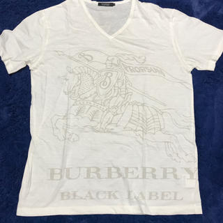 バーバリーブラックレーベル(BURBERRY BLACK LABEL)の【美品】BURBERRY BLACK LABEL 半袖シャツ(Tシャツ/カットソー(半袖/袖なし))
